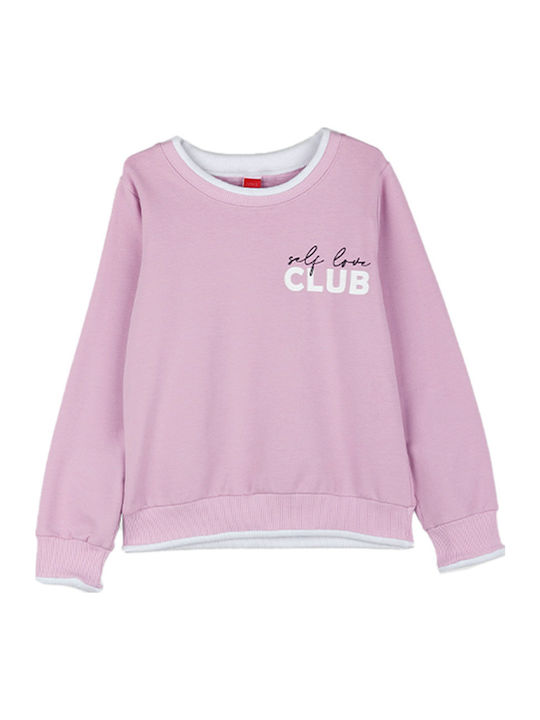 Bluse Seasonal Girl "self Love" Flieder (flieder)