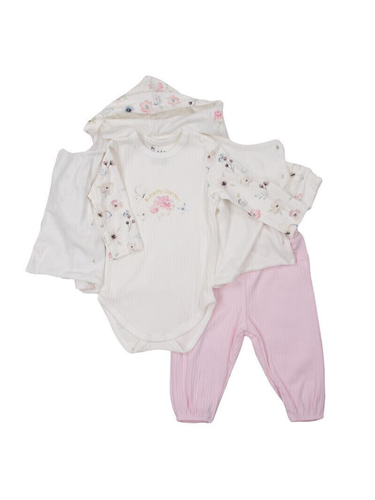 Set of overalls 3 pieces 3027-2 Girl (3-12 Months)