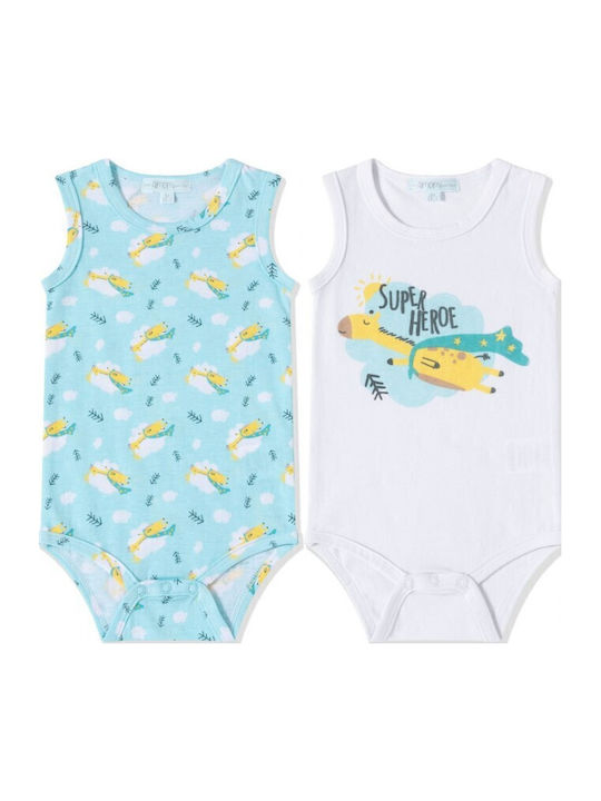 Amomi Baby Underwear Lingerie Shorts without Sleeve Set 2 pcs Super Heroe 73035