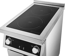 Induktionskochfeld mit 2 Kochplatten