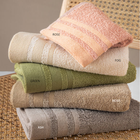 Palamaiki Bath Towel Set 3pcs Bora Ash Weight 450gr/m²