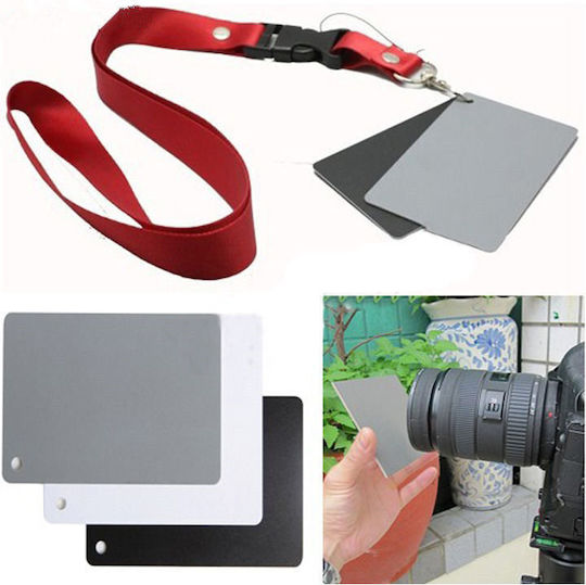 3în1 Fotografie digitală Expunere Echilibru de culoare 8,5cm X 5,5cm
