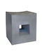 Square Σκαμπω Cement 43x40xh45cm Tg468638