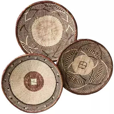 Tavă Tribe cu culori naturale amestecate 30x5cm.