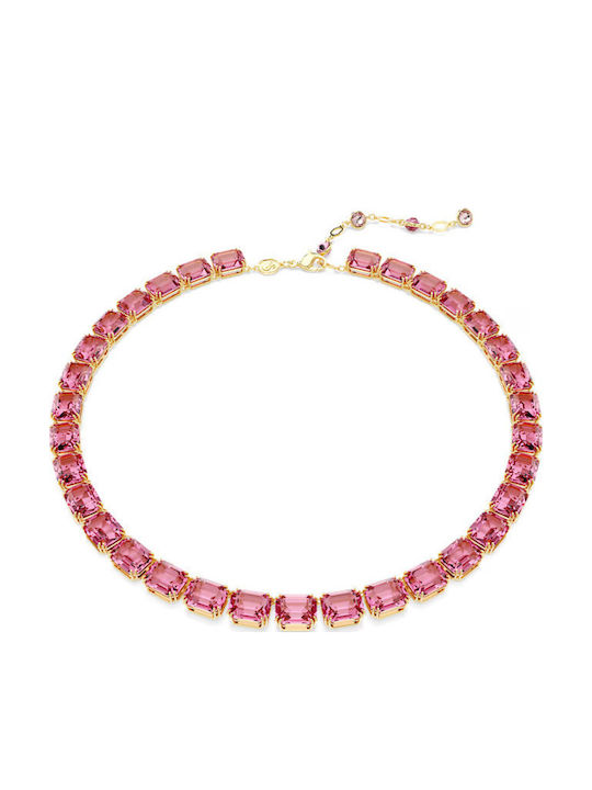 Swarovski Millenia Necklace Octagon Cut Halskette Vergoldet