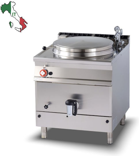 Lotus Boiler de gătit Încălzire indirectă cu capacitate 135lt și putere maximă 21kW 80x90x90cm
