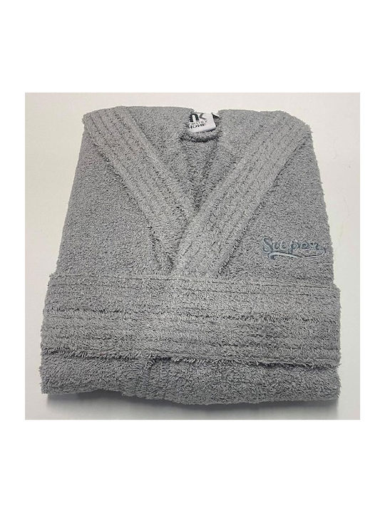 Kids Bathrobe No2-4 Grey Hatzitex