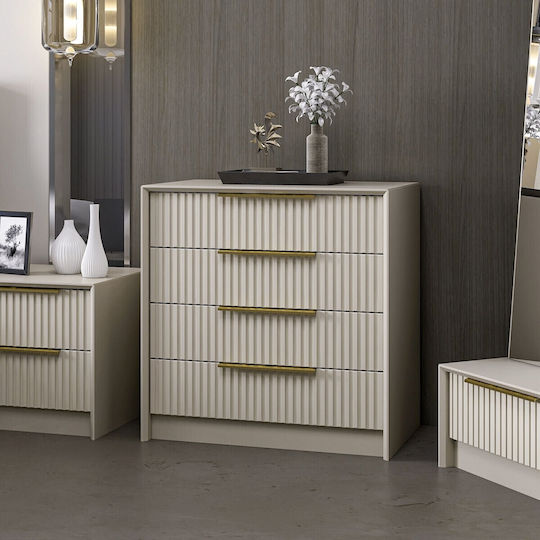 Comodă Kale Luxe 506mnr1516 72x45x77cm Piatră