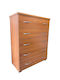 Walnuss Kommode mit 5 Schubladen 115*45*90cm