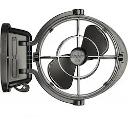 Ventilator "caframo Sirocco Ii" Stück Volt 12/24v Dc Cev-03281-1224bk( 3 Atoaks Dosen.)