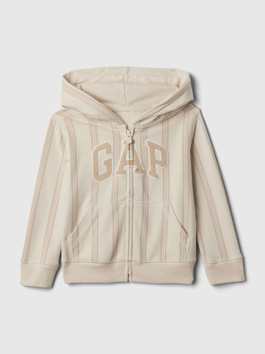Babygap Logo Zip Chino Sweatshirt