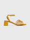 Zoe Colours Sandals Pls90665-150 Κιτρινο