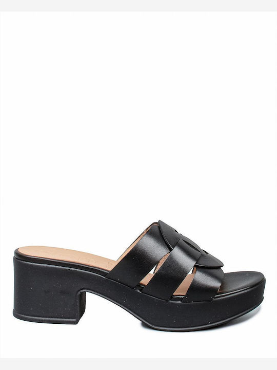 Γυναικεία Μules Wonders D-8840-p Iseo V Negro Black