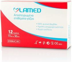 Lamed Sterile Medizinische Gaze 17x30cm 12 Stück