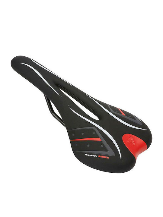 C-tech Bike-0042 Sattel, Anatomisch, Φ22.4mm 28 X 13cm, Schwarz