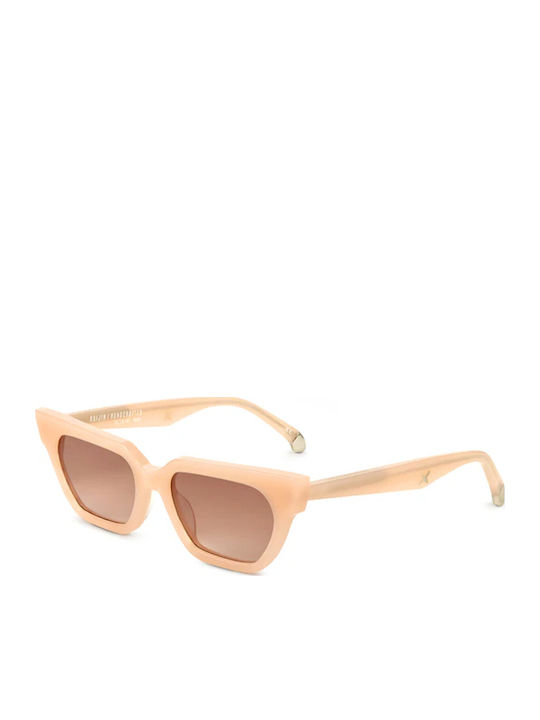 Oscar & Frank Raijin Women's Sunglasses with Plastic Frame Blush