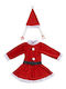 Kids Christmas Costume Santa Claus Santa Claus Red