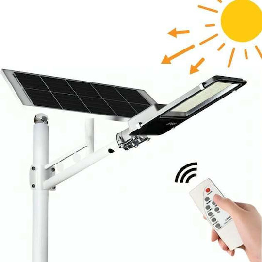 Rixme Ηλιακό Φωτιστικό Δρόμου 200W Ψυχρό Λευκό 6000K με Τηλεχειριστήριο