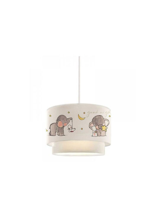 Homeplus Einfaches Licht Kinderdeckenleuchte Deckenleuchte mit Fassung E27 Beige 30x21cm