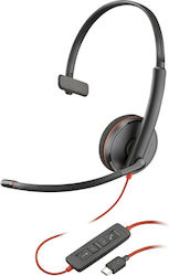 Poly Blackwire 3210 On Ear Multimedia Headphone with Microphone USB-A / USB-C Poly Blackwire 3210 On Ear Multimedia Headphone with Microphone USB-A / USB-C