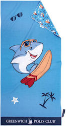 Greenwich Polo Club Kids Beach Towel Gray 140x70cm 267701403881