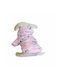 Pet Clothes Pink Waterproof Dog Coat with Hood XLarge with 40cm Back Length