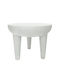 Stool Polyresin White 42, 5x46cm Espiel Vos108