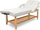 iCosmetics Bett Massage und Physiotherapie Weiß aus Holz 185x78cm.