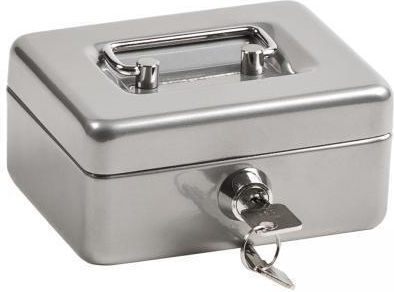 Sax Money Box Mini 12,5x9,5x6,2 With Key Silver