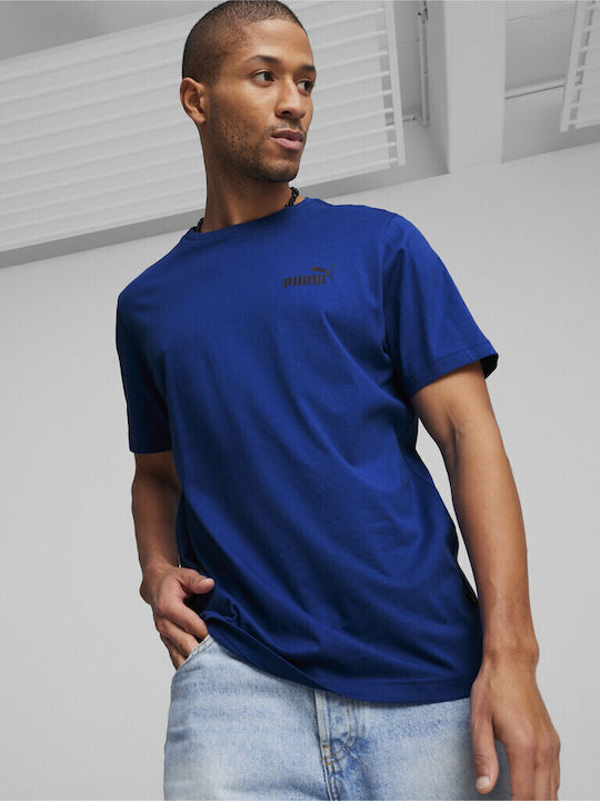 Puma Men's Short Sleeve T-shirt Blue