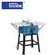 Güde 55605 Bandsäge mit Leistung 2000W, Sägeblattdurchmesser 250mm & Schnittgeschwindigkeit 4800Umdrehungen pro Minute