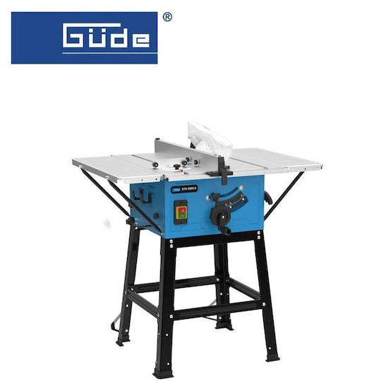 Güde 55605 Bandsäge mit Leistung 2000W, Sägeblattdurchmesser 250mm & Schnittgeschwindigkeit 4800Umdrehungen pro Minute