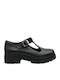 Mocasini din piele pentru femei Ragazza 0475 Negru
