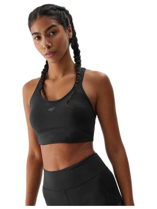 4F Women's Sports Bra without Padding Black