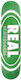 Real Skate Deck Team Oval Pearl Patterns - Green