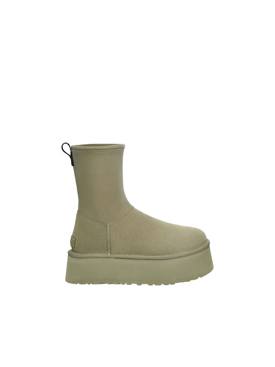 Ugg Australia Classic Γυναικεία Μποτάκια Χακί