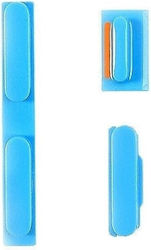 Button Set 3 In 1 / Buttons Set für Iphone 5c - Farbe: Blau Blau Iphone 5c Button Set 3 In 1 / Buttons Set für Iphone 5c - Farbe: Blau Blau Iphone 5c