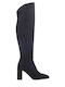 Giulia8/c Sue Giulia8/c Μποτα Πανω Απο Το Γονατο Καλογηρου - Nero - Καστόρι