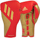 Adidas Speed Tilt 350 mănuși de box cu cordon Adidas Spd350tg - albastru - auriu