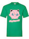 Πράσινη Μπλούζα Tshirt Pokemon Jigglypuff Original Fruit Of The Loom 100% Βαμβάκι No22
