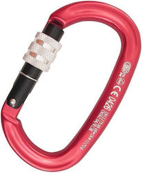 Karabiner Sicherheit Kong Ovalone Schraubhülse Rot/Schwarz / Rot / Kg-712la0rnpkk_1