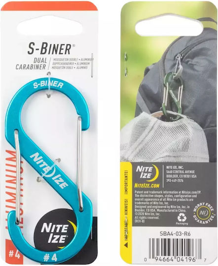 Nite Ize S-biner® Aluminium Dual Carabiner Blue