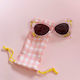 Sun Glasses Pink Butterfly and Shadow 3-10 Years Rockahula