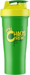 Chaos Crew Shaker Πρωτεΐνης 700ml Πλαστικό Πράσινο