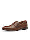 Δερμάτινα Ανδρικά Loafers σε Καφέ Χρώμα