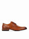 CraftArlo Lace Handmade Men's Leather Dress Shoes Tabac Brown