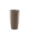 Lechuza Rondo Αυτοποτιζόμενη Γλάστρα Πλαστική Taupe 32x32x56εκ.