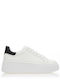 Adidași Flatforms Pentru Femei Albi