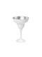 Silver Star Set de pahare Cocteiluri din Metal în Culoarea Alb 305ml 6buc