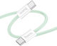 Hoco USB 2.0 Cable USB-C male - USB-C 60W Πράσινο 2m